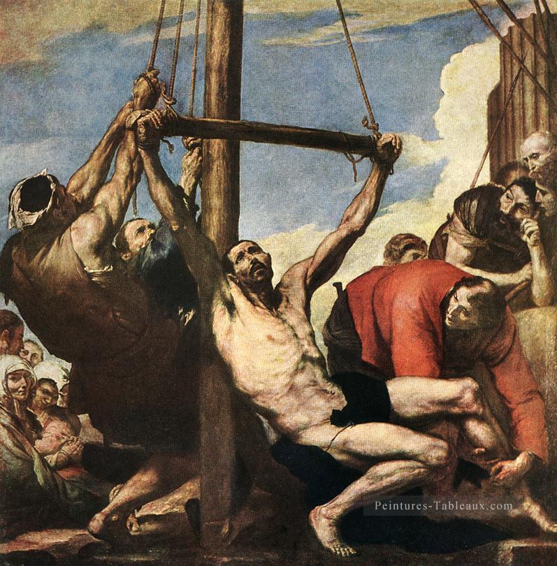 Martyre de St Bartholomew Tenebrism Jusepe de Ribera Peintures à l'huile